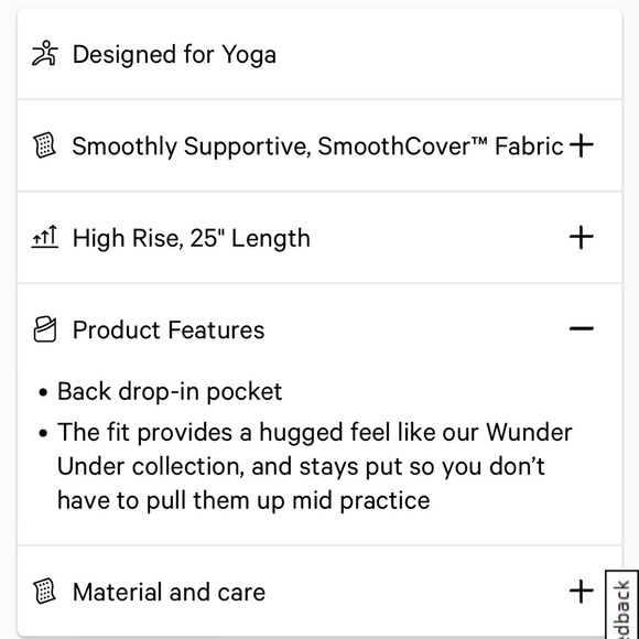🖤Lululemon🖤Black,InStill High-Rise Tight 25”, size 16, NWT - Picture 8 of 16